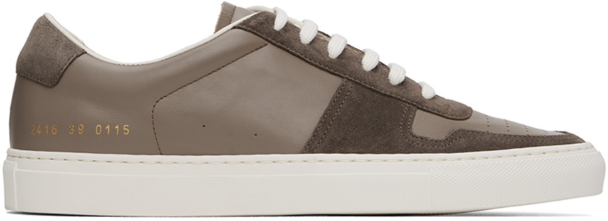 Photo: Common Projects Brown BBall Duo Sneakers