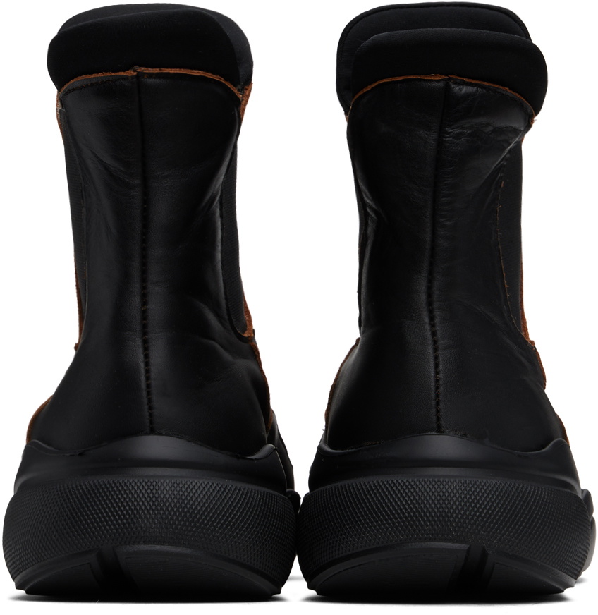 Eckhaus Latta Black Sneaker Chelsea Boots