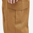 Alexander McQueen Men's Military Cargo Trousers in Rich Camel