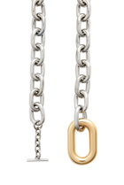 Rabanne XL Link Two-tone Chain Belt - Silver - One Size