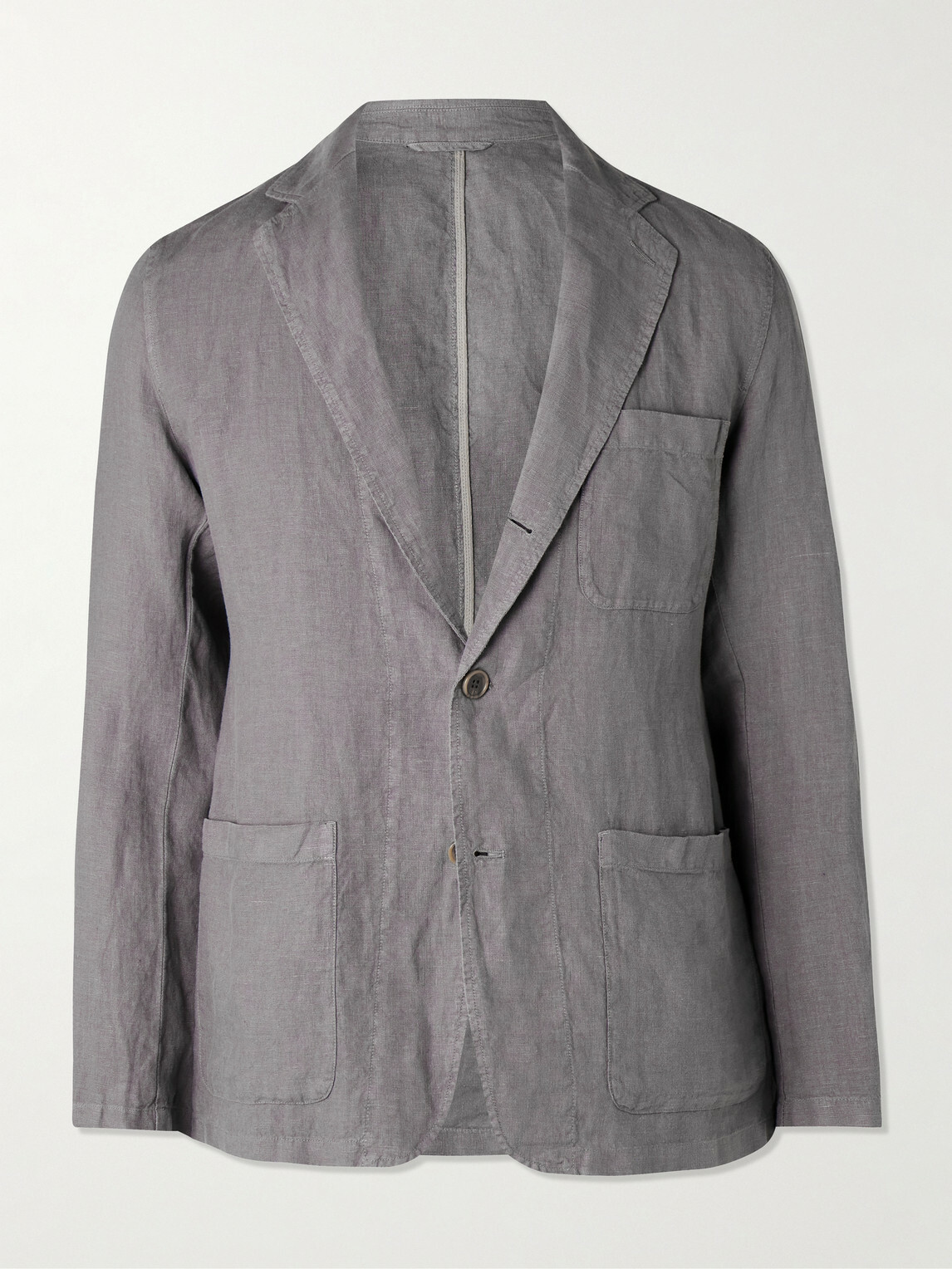Hartford - Jobby Pat Linen Suit Jacket - Gray