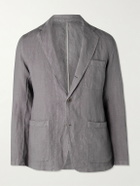 Hartford - Jobby Pat Linen Suit Jacket - Gray