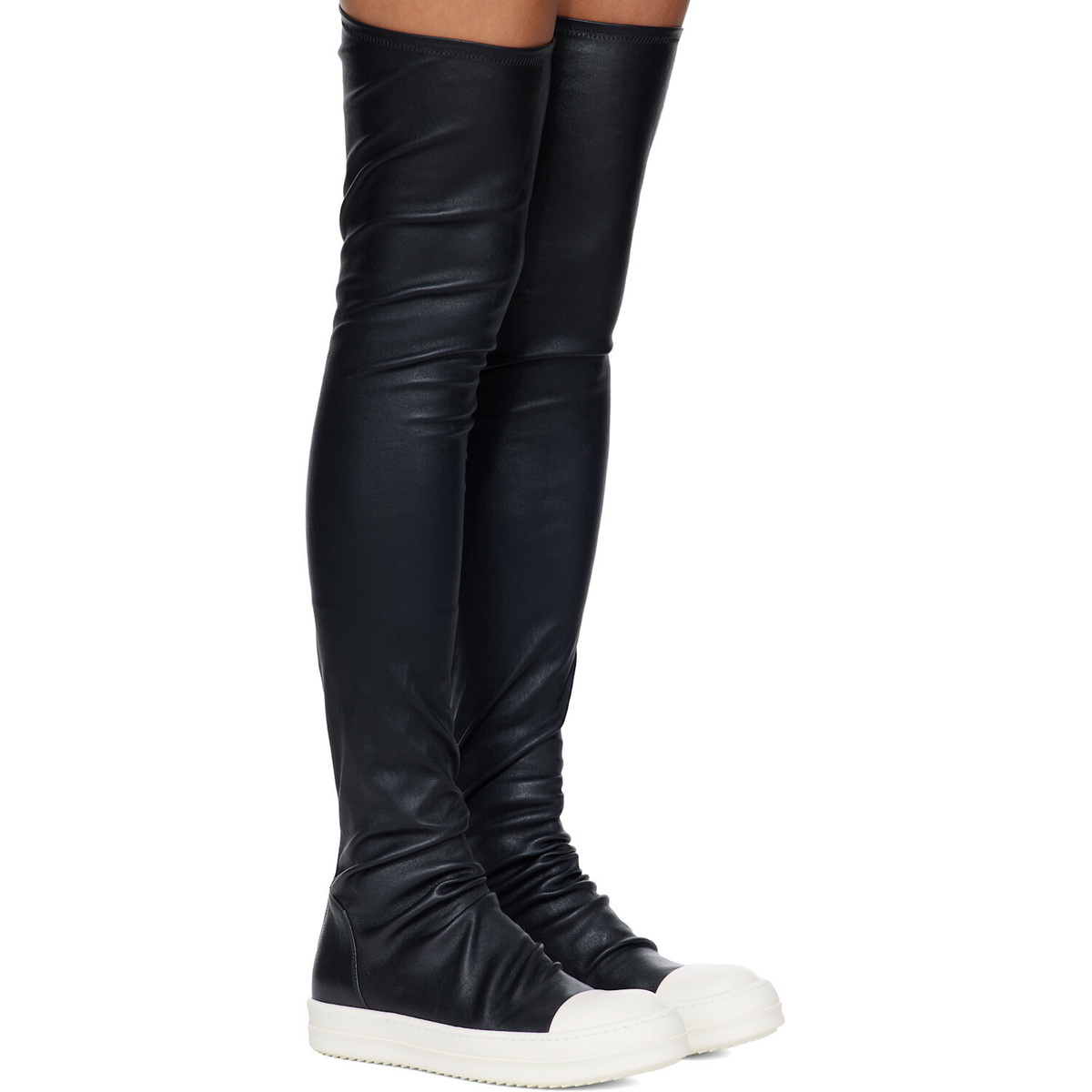 Rick Owens Black Tower High Stocking Sneaks Sneakers