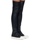 Rick Owens Black Tower High Stocking Sneaks Sneakers