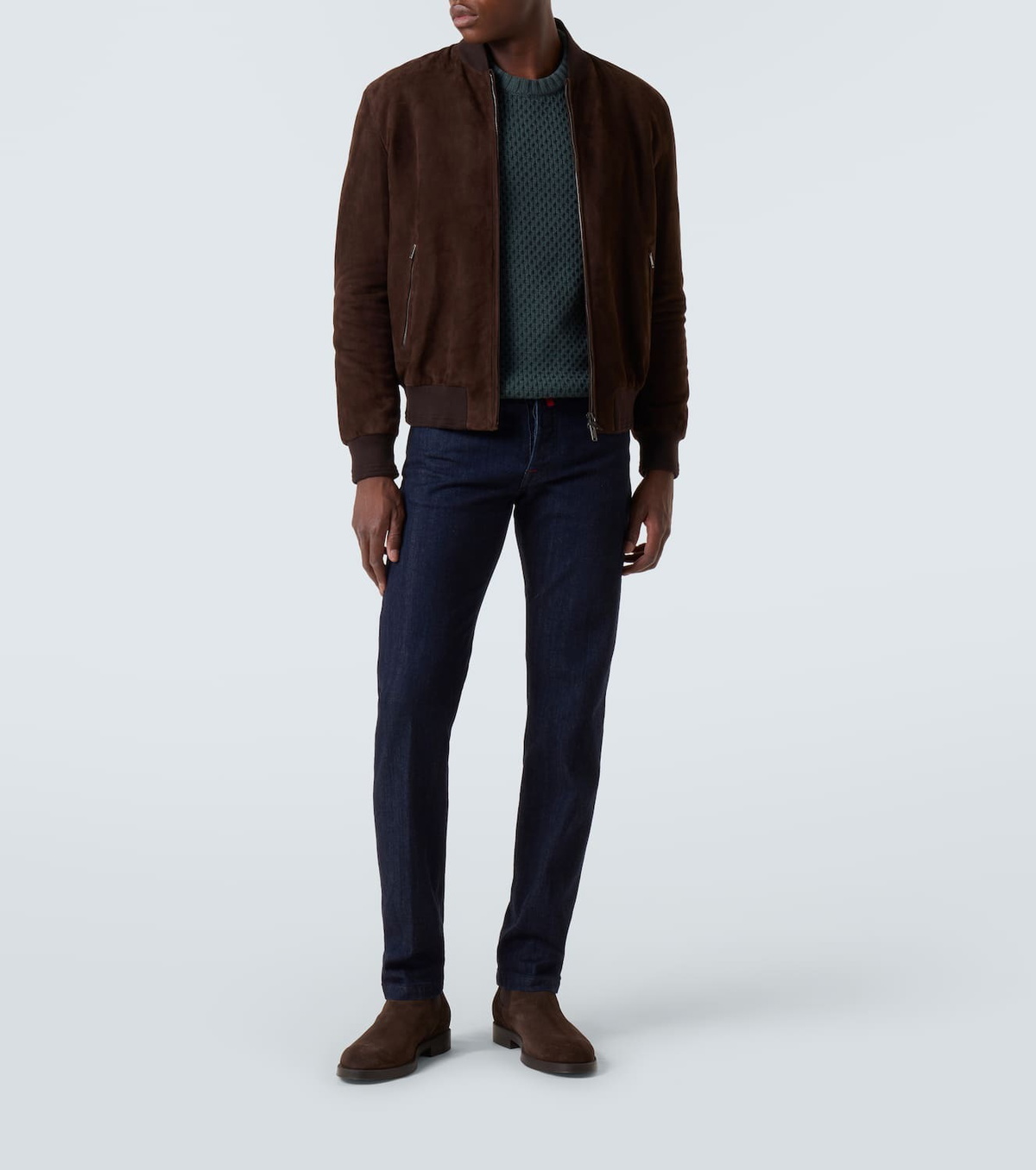 Kiton Mid-rise skinny jeans