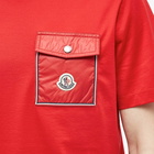 Moncler Men's Pocket T-Shirt in Red