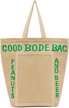 Bode Beige Small Beer Tote