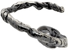 Chin Teo Silver Skull & Spine Ring