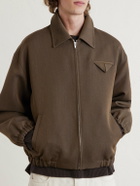 Bottega Veneta - Wool-Twill Blouson Jacket - Brown