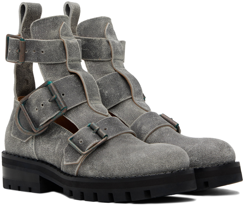Vivienne Westwood Gray Rome Boots