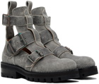 Vivienne Westwood Gray Rome Boots