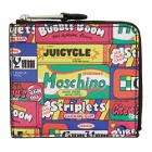 Moschino Multicolor Bubblegum Packaging Zip-Around Wallet