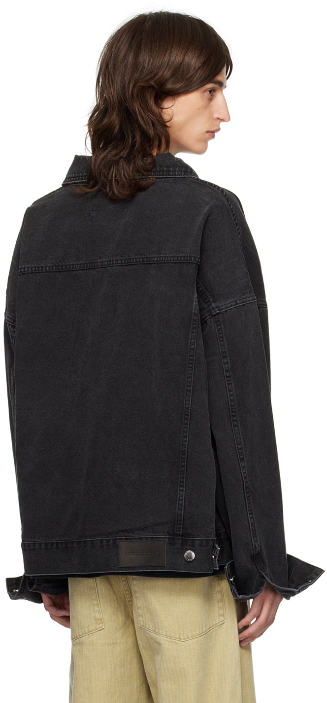Stolen Girlfriends Club Black Dust & Grit Denim Jacket