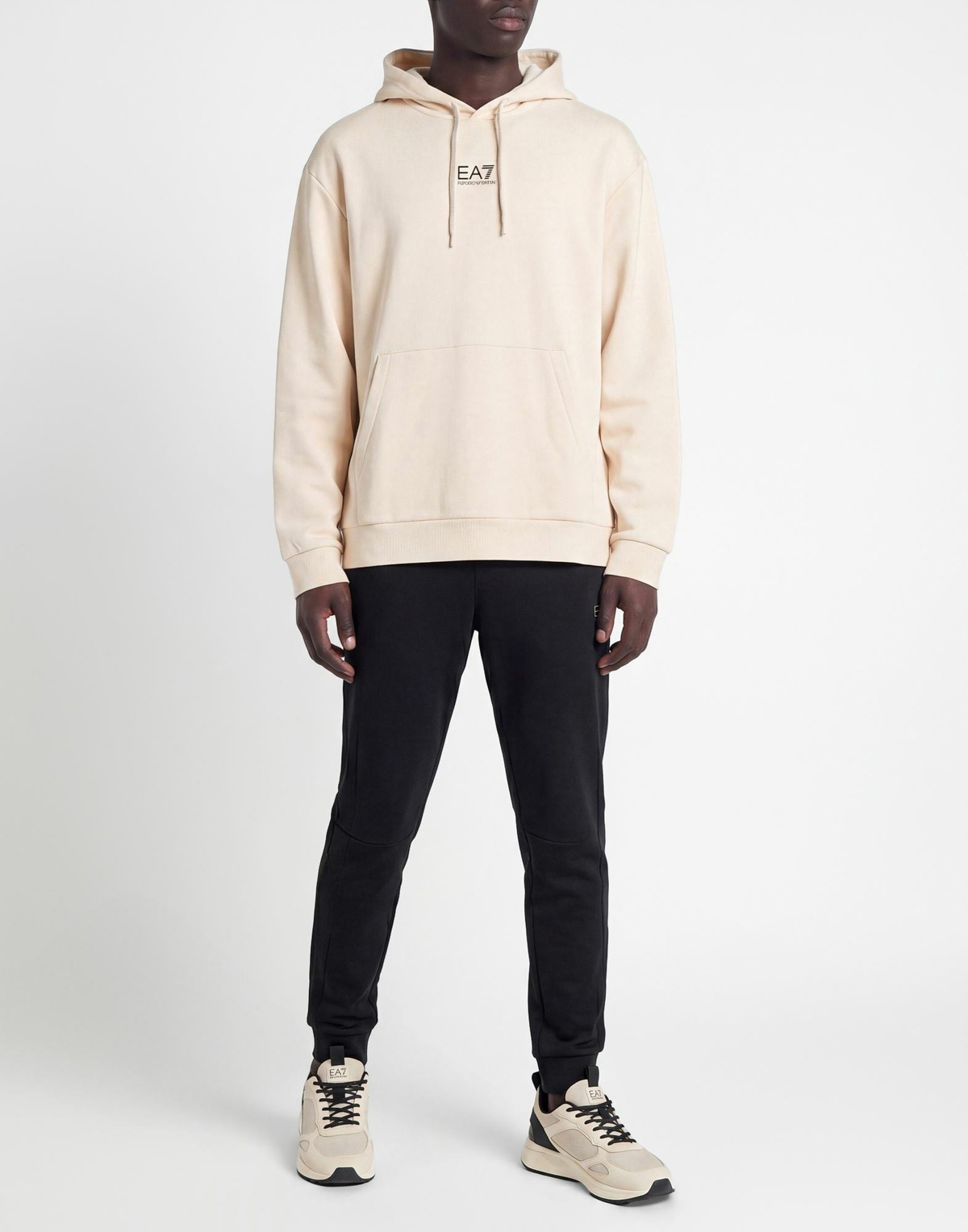 Ea7 Mens Sweatshirt Cream