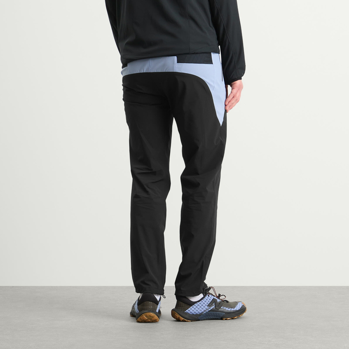 CAYL Men's x New Balance 2 in 1 Running Trousers in Black
