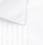 Favourbrook - White Eton Slim-Fit Bib-Front Double-Cuff Cotton-Poplin Tuxedo Shirt - Neutrals