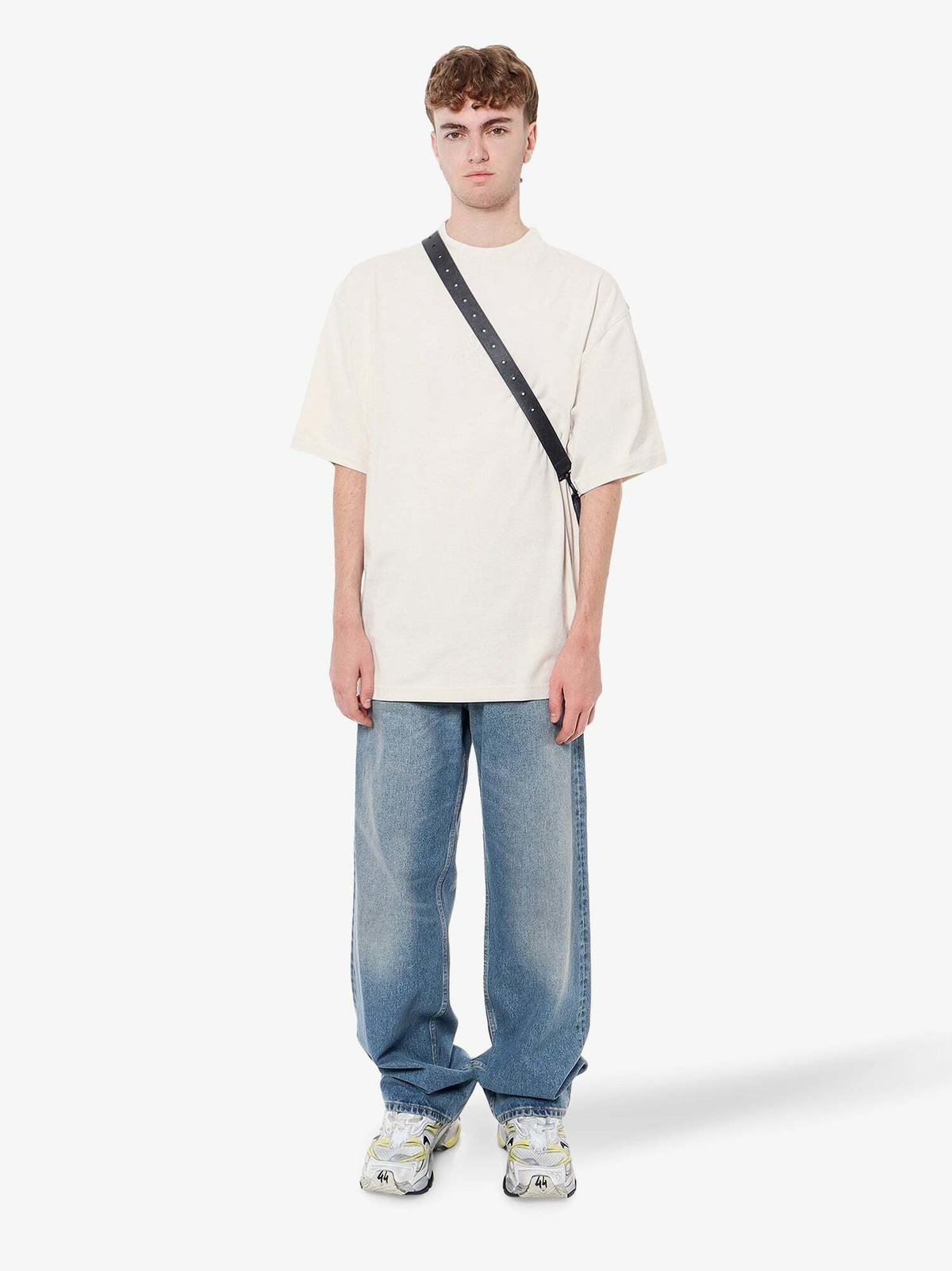 Balenciaga T Shirt Beige Mens Balenciaga
