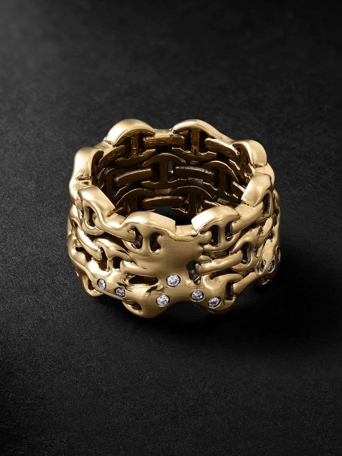 HOORSENBUHS - Sacred Melted Series 18-Karat Gold Diamond