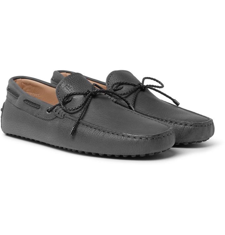 Photo: Tod's - Gommino Full-Grain Nubuck Driving Shoes - Men - Gray