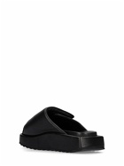 GIA BORGHINI - 40mm Padded Leather Slide Sandals