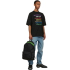 Balenciaga Black Languages Medium Fit T-Shirt