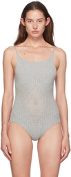 Isa Boulder Gray Vey Scoop Bodysuit