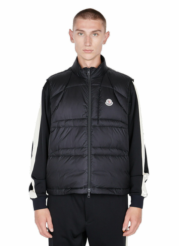 Photo: Moncler - Giubbotto Gilet Jacket in Black