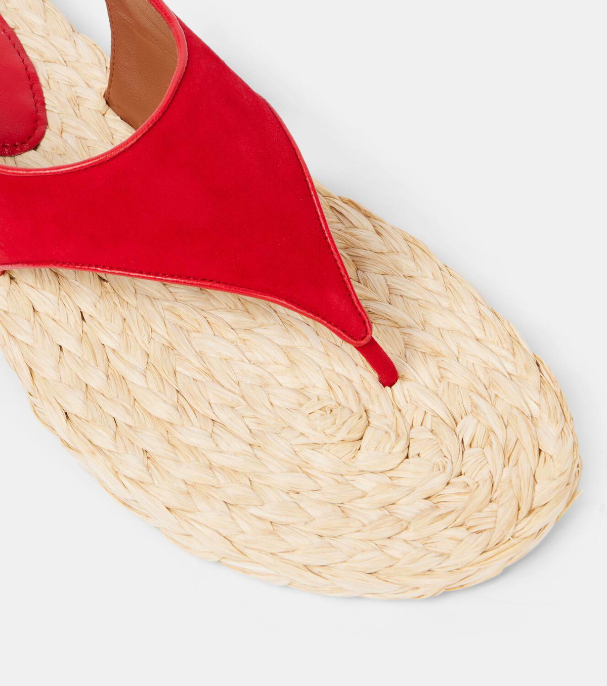 Paris Texas Amalfi suede thong sandals