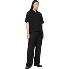Second/Layer Black Relaxed Primo Trousers