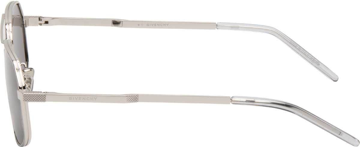 Givenchy Silver GV One Sunglasses