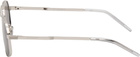 Givenchy Silver GV One Sunglasses