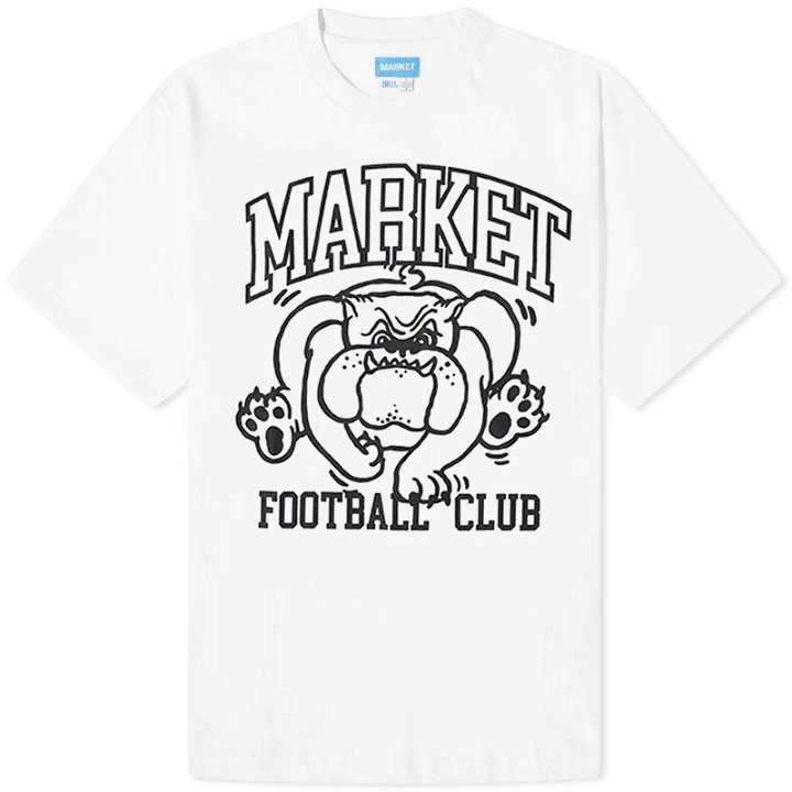 Photo: MARKET Men's Offensive Line UV T-Shirt in White