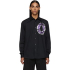 Dries Van Noten Black Curl Shirt