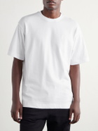On - Logo-Embroidered Organic Cotton T-Shirt - White
