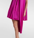 Loewe Sash silk satin minidress