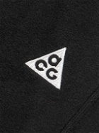 Nike - ACG Wolf Tree Straight-Leg Logo-Embroidered Polartec® Fleece Sweatpants - Black