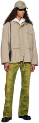 Acne Studios Off-White Distressed Hoodie