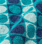 Cleverly Laundry - Cotton-Terry Jacquard Beach Towel - Blue