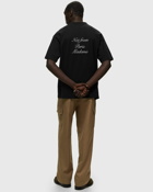 Drôle De Monsieur Le T Shirt Slogan Cursive Black - Mens - Shortsleeves