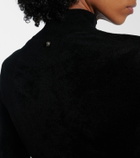 Versace Chenille turtleneck bodysuit
