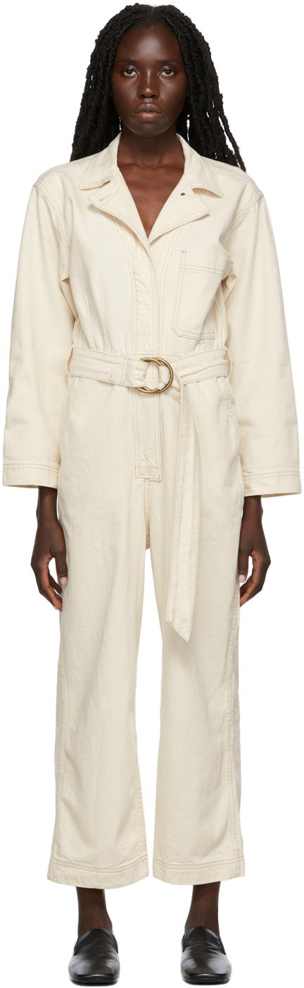 B Sides Beige Clement Jumpsuit