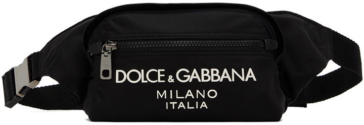 Photo: Dolce & Gabbana Black Rubberized Pouch