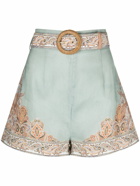 ZIMMERMANN - Paisley Print Linen Shorts