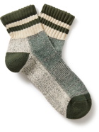 Thunders Love - Ribbed Merino Wool-Blend Socks