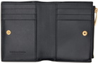 Bottega Veneta Navy Small Bi-Fold Zip Wallet