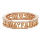 Vivienne Westwood Rose Gold Westminster Ring