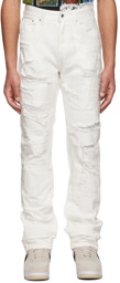 Who Decides War by MRDR BRVDO Off-White Altar Jeans