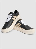 LANVIN Pluto Leather Low Top Sneakers