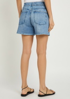Rag & Bone Denim Print Terry Shorts Blue