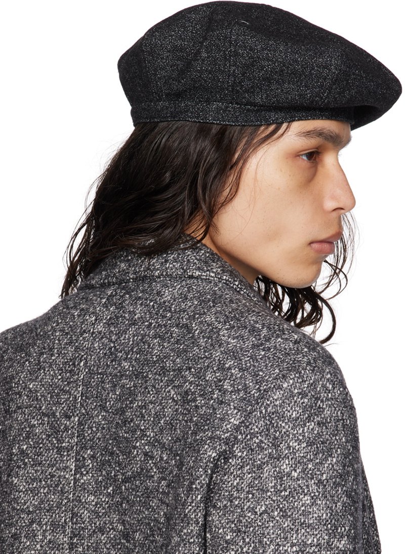 AFTER PRAY Gray Paneled Beret